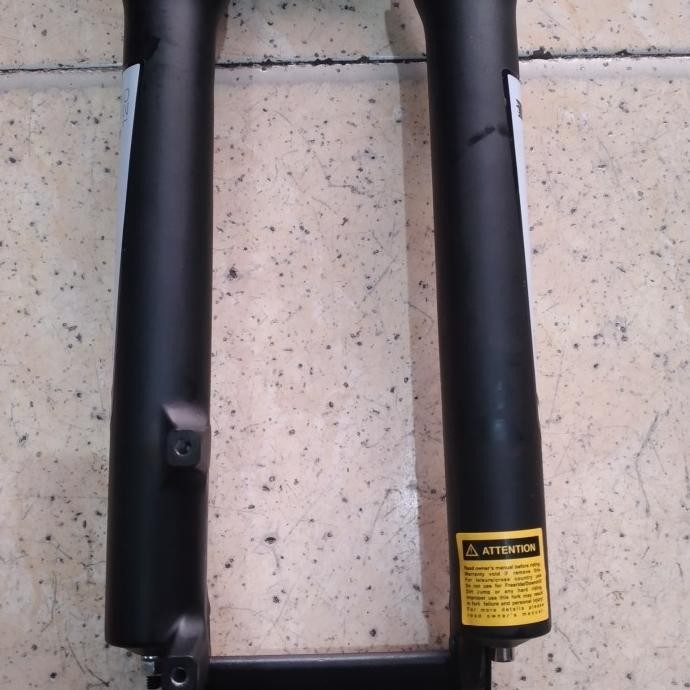 fork shockbreaker sepeda depan 26 mtb poison aloy travel 120