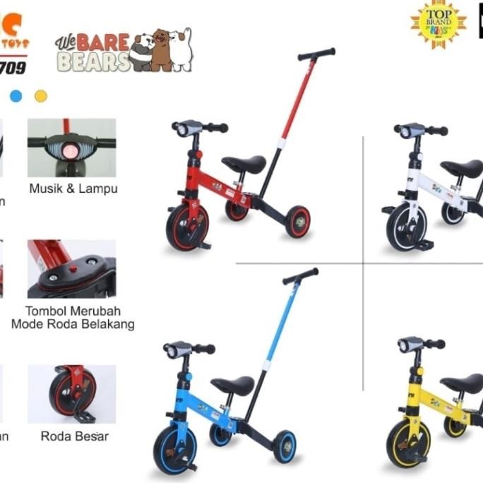 Sepeda Roda Tiga Balance Bike 4 in 1 Music Exotic ET-709 ET709 ET 709