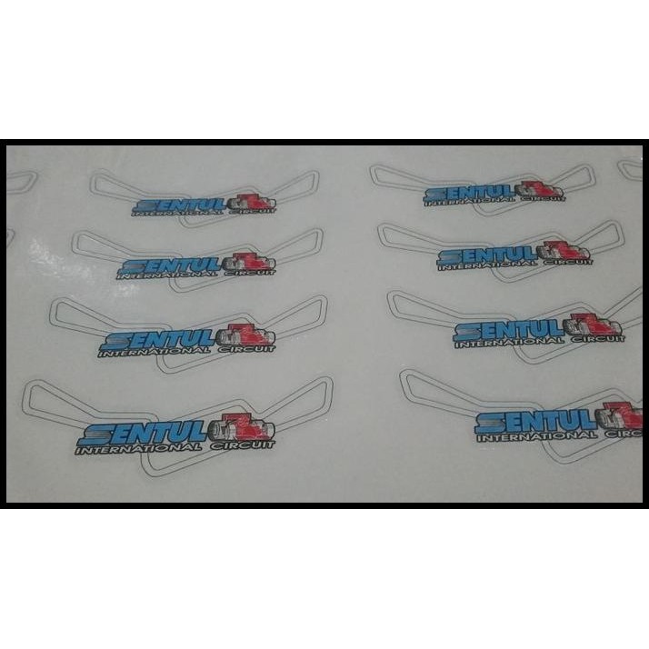 GRATIS ONGKIR STICKER SENTUL INTERNATIONAL CIRCUIT / SIRKUIT SENTUL 