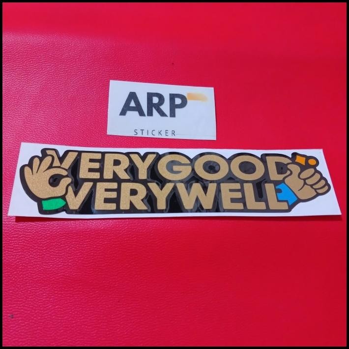 

TERMURAH STICKER STIKER VERYGOOD VERYWELL CUTTING !!!