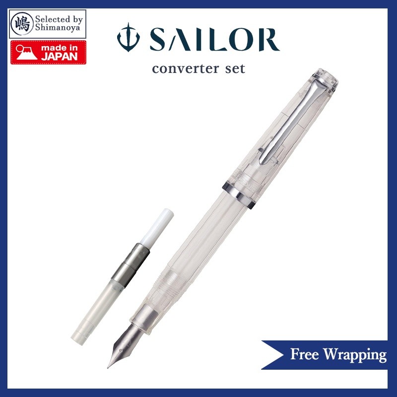 

Set konverter Pulpen Fountain Sailor Lecoule Bening (Ujung Medium-Fine, 11-0313-300) |N4Y0Ns8Z|