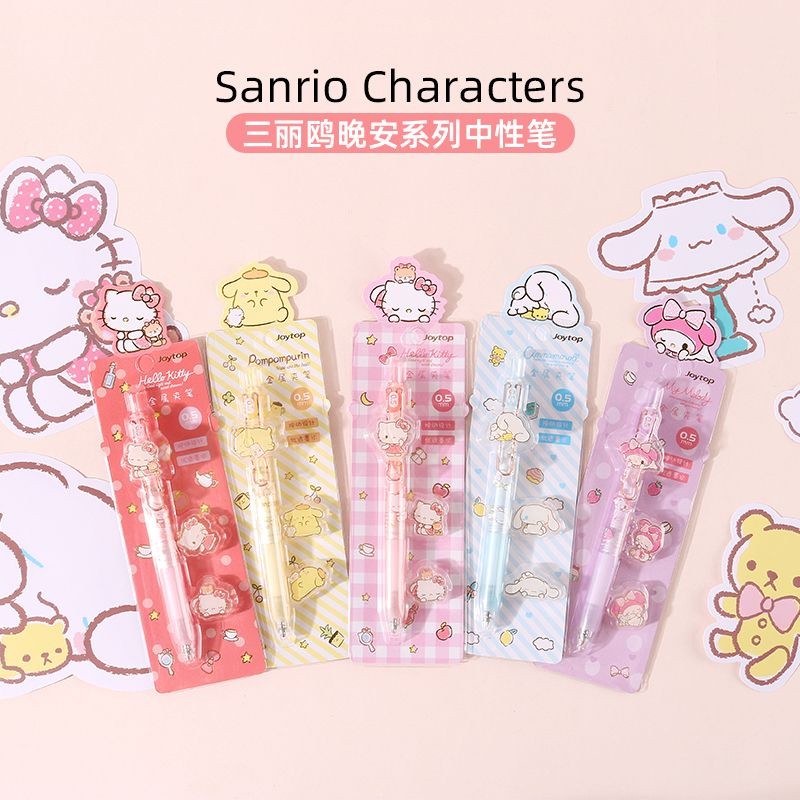 

Sanrio Night Series Klip Logam Pena Gel Cinnamoroll Hello Kitty Melody Fountain Pen Kartun Lucu Plastik |0CF77DFF|