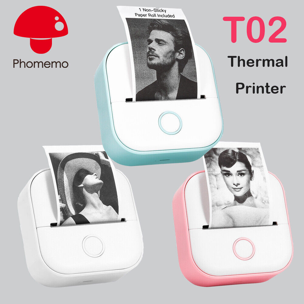 

Printer Termal Portabel Mini Phomemo T02 Kertas Foto Saku Printer Termal Pencetakan Printer Koneksi Bluetooth Nirkabel 203Dpi Aplikasi Gratis, untuk Membuat Label Foto, Label Daftar Tugas, Catatan Belajar, Catatan Kerja, Spanduk, Gratis Pen |650D824B|