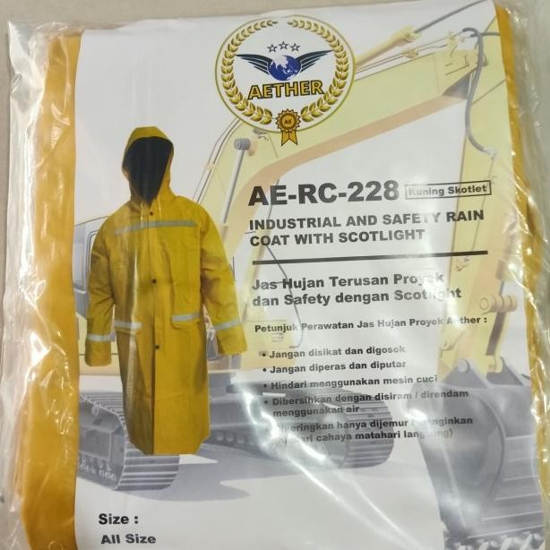 Jas Hujan Ponco Proyek Aether