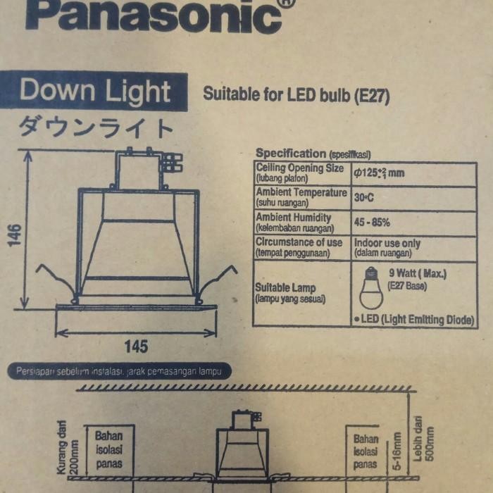 Downlight Panasonic 4 Inch Silver 71330