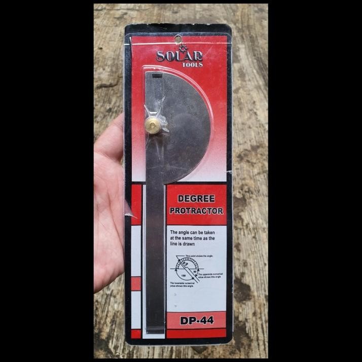 

Degree Protractor Busur Derajat Stainless Steel