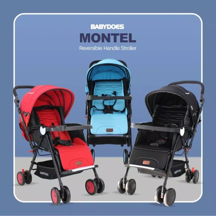 Stroller Babydoes Montel Reversible /Stroller Hadap Ibu
