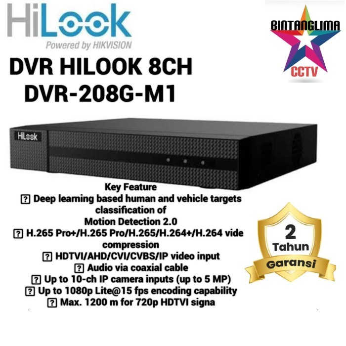 Dvr Hilook 8Ch Oem Hikvision