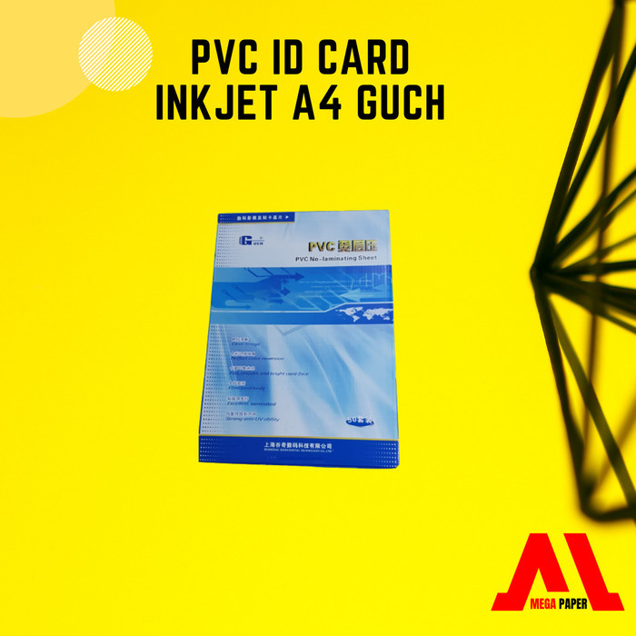 

TERMURAH - PVC Instant ID Card INKJET A4 Merek GUCH Tebal 0,76 mm [PROMO]