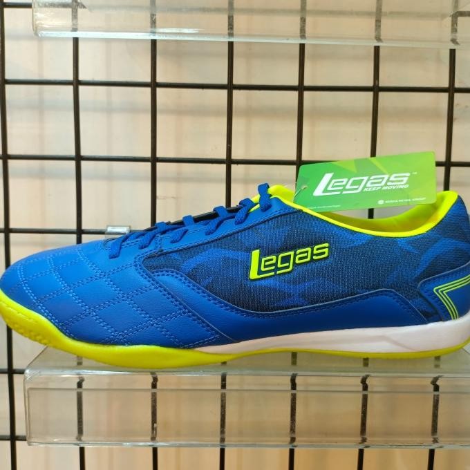 Sepatu League Legas Futsal Pria Biru Blue Tyra La Original Murah