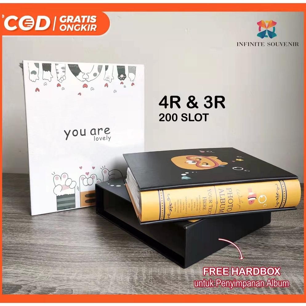 BUKU ALBUM FREE HARDBOX 3R DAN 4R / ALBUM HARDBOX / BUKU ALBUM FAMILY / ALBUM BERMOTIF / ALBUM