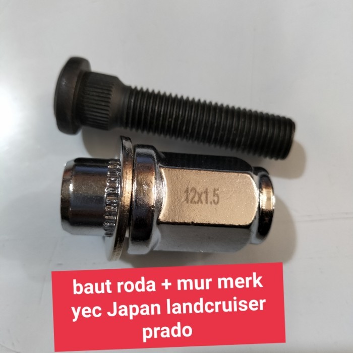 HARGA DISC - baut roda + mur merk yec Japan landcruiser prado
