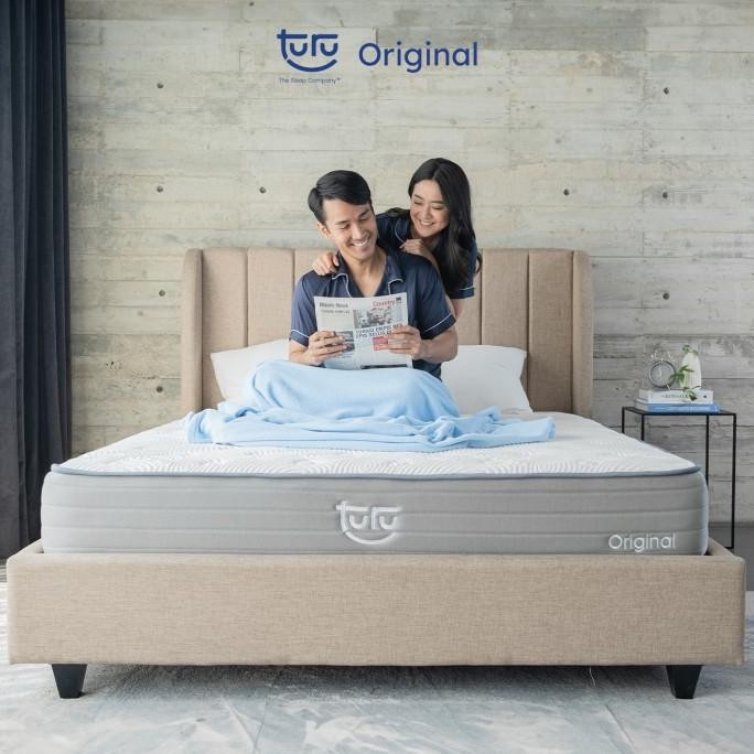 Kasur Pocket Spring Bed TURU ORIGINAL uk. 120x200 (Double) FREE BANTAL