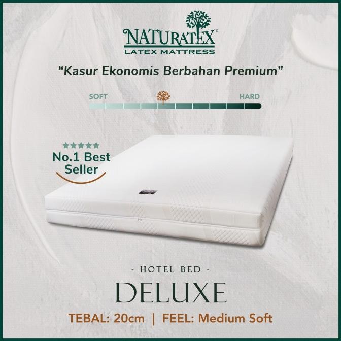 PROMO TERBATAS  Kasur Latex Naturatex Hotel Bed Deluxe uk. 120x200 cm