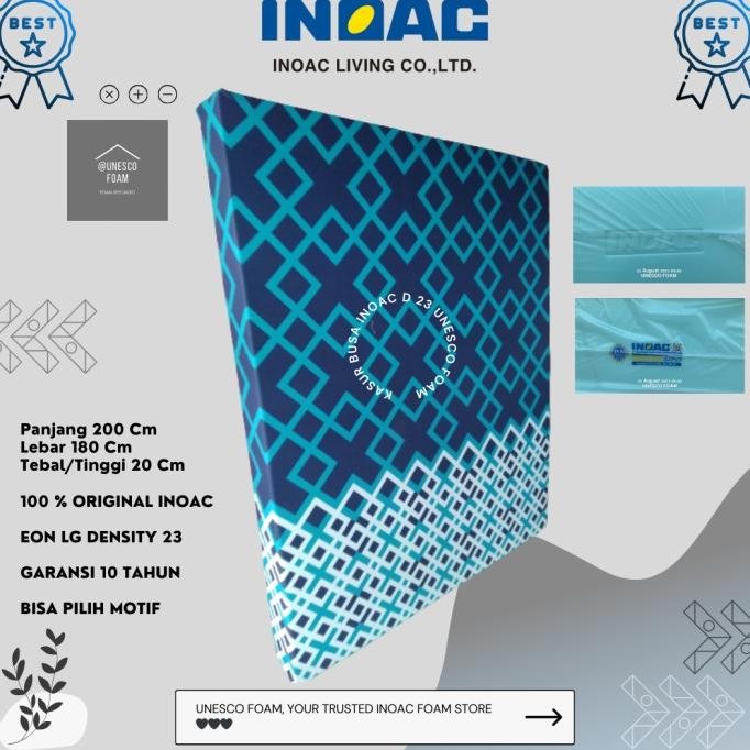 Kasur Inoac 200x180x20 Kasur Busa Inoac EON LG D23 Garansi 10 Tahun