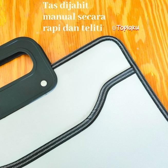 

TERBARU TAS MAP DOKUMEN FILE RESLETING ANTI AIR DOCUMENT BAG ZIPPER KEEPER LES BESAR KERJA BERKAS F4 A4