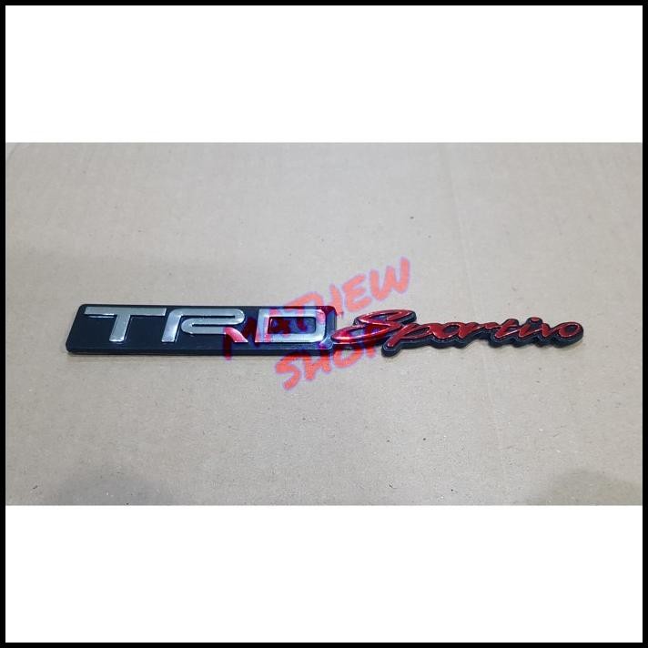 TERMURAH EMBLEM BELAKANG MOBIL TULISAN TRD SPORTIVO / LOGO TULISAN TRD SPORTIVO 