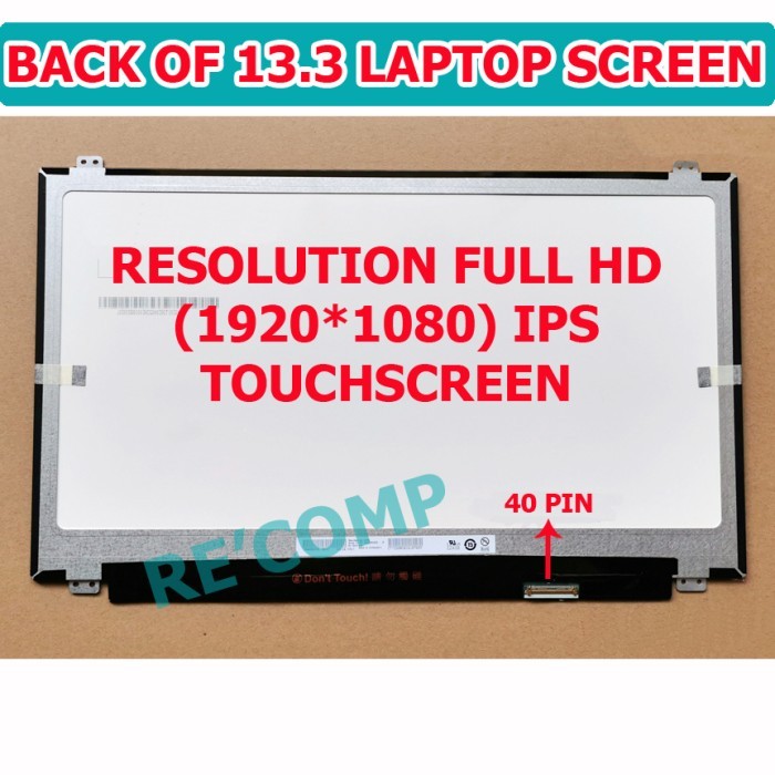 ada LAYAR LED LCD LAPTOP LCD LENOVO THINKPAD L380 13.3 INHC TOUCHSCREEN