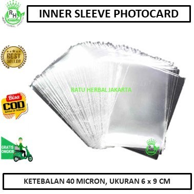 

Plastik Opp Inner Sleeve Ukuran 6x9 PC Photocard