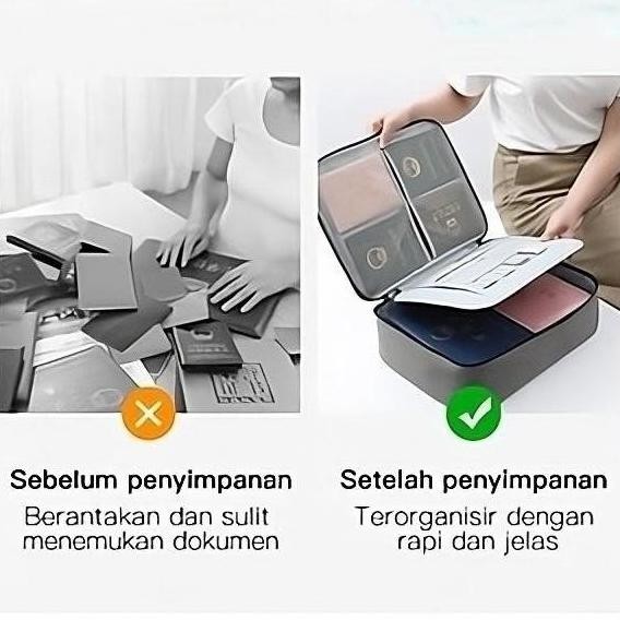 

NEW STOK/ TAS DOKUMEN ANTI AIR PASSWORD TRAVEL BAG TAS PENYIMPANAN DOKUMEN FILE /NON COD
