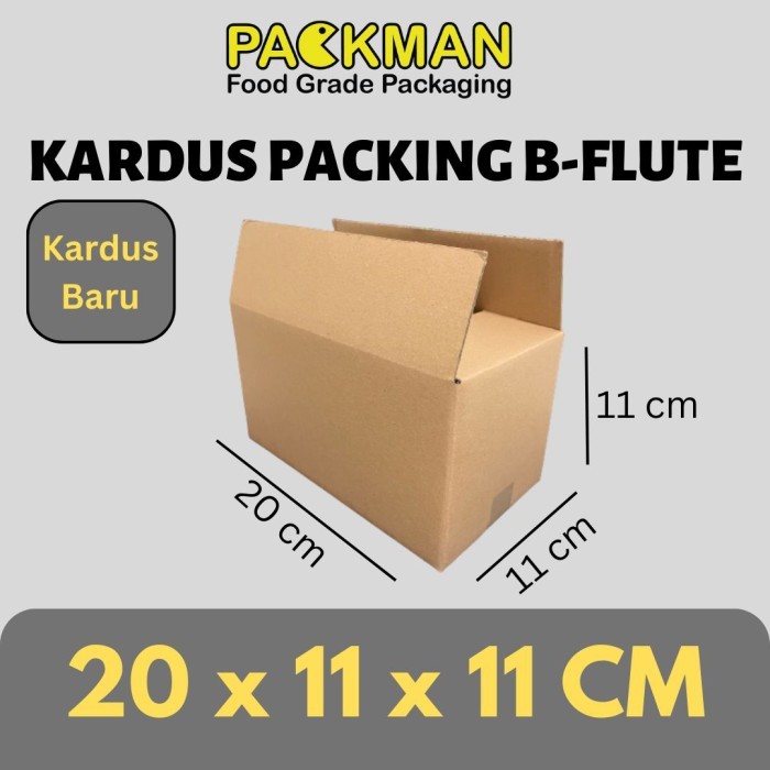 

KARDUS PACKING 20x11x11 cm / BOX KARTON CORUGATED B-FLUTE / PACKING