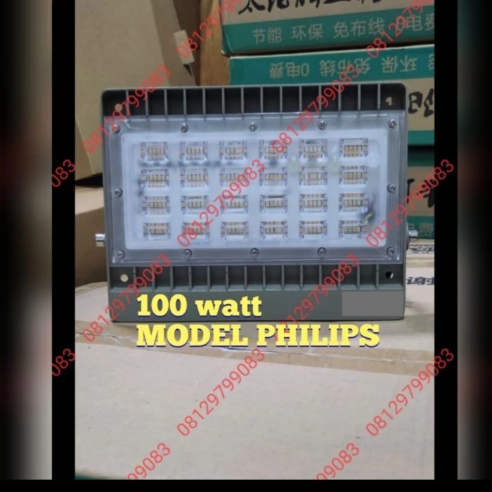 lampu led sorot model philips outdoor 100w 100 watt sorot led tembak