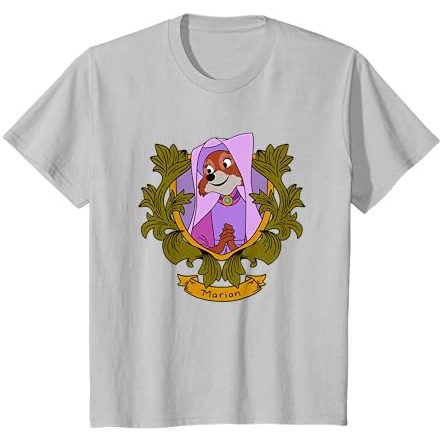 Kaos Potret Bunga Vintage Robin Hood Marian Disney |H2qljDNt|