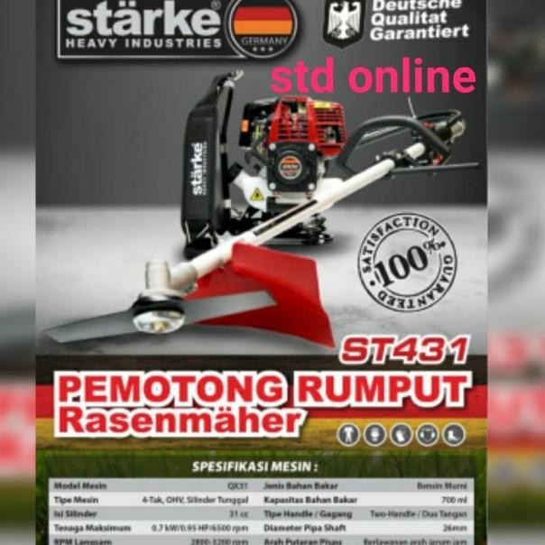 St431 Mesin Potong Rumput 4Tak Starke