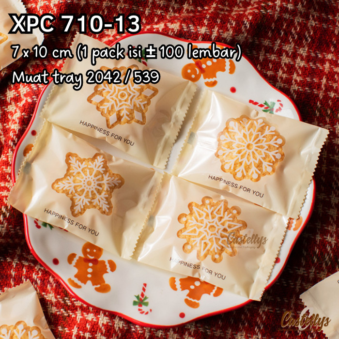 

Plastik Cookies Natal XPC 710-13 Kue Kering Nastar Nougat Christmas