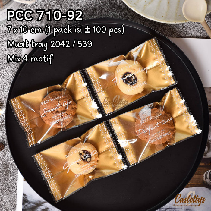 

Plastik Cookies PCC 710-92 Kue Kering Nastar Snack Nougat Coklat dll