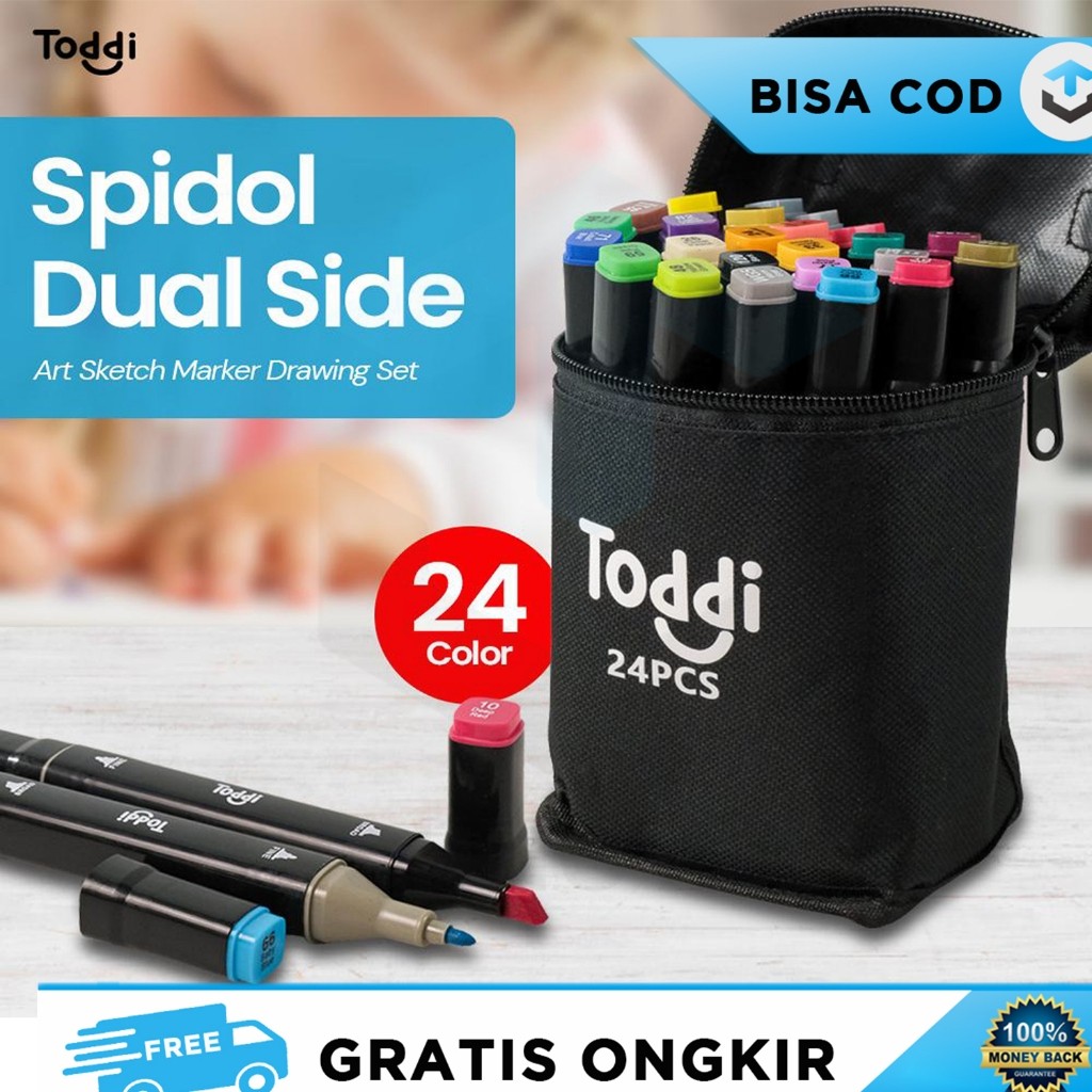 

SET SPIDOL WARNA DUAL SIDE MENGGAMBAR FREE TAS PENYIMPANAN SERBAGUNA