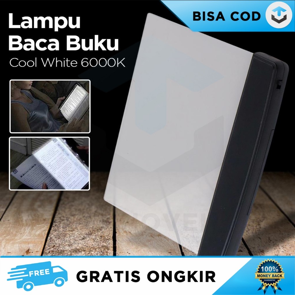 

READING LAMP LAMPU BACA BUKU LED PANEL TRANSPARANT PORTABLE OOBEST