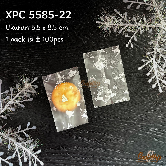 

TERBARU - Plastik Cookies Natal XPC 5585-22 Kue Kering Nastar Nougat Christmas
