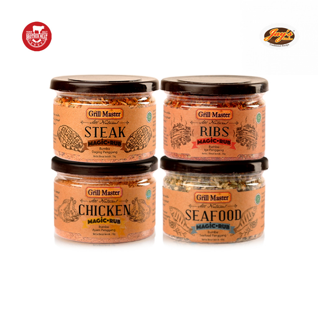 

Jay'S Kitchen Grill Master Magic Dry Rub Seasoning 70Gr