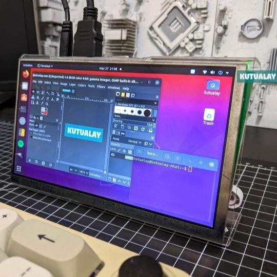 Paket Monitor LCD 7 Inch HDMI VGA AV TTL 50 Pin LVDS PC Display