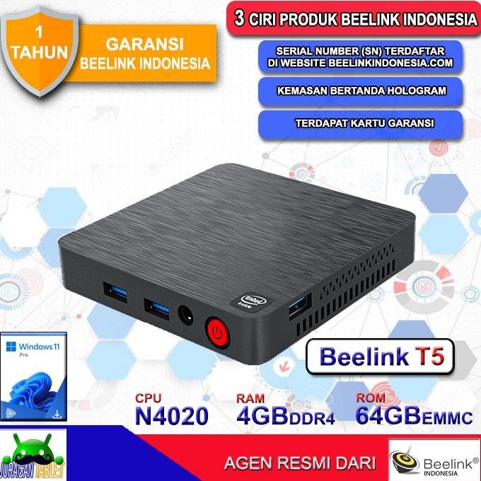 Mini PC Beelink T4 Pro N3350 4/64GB Dual HDMI WiFi Windows 10