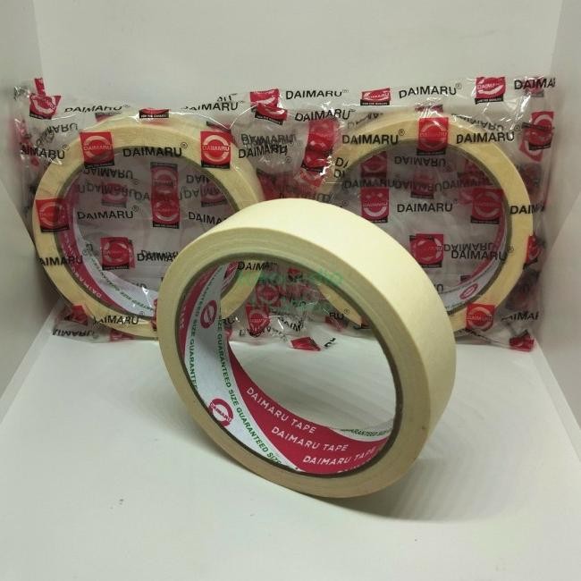 

Masking Tape Daimaru/Lakban Kertas 1' 24Mm X 20M (N 1Dus = 96Roll)