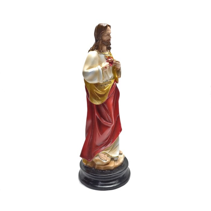 Azzatun - Patung Hati Kudus Yesus 30 Cm/Patung Devosi Kepada Hati Kudus Yesus