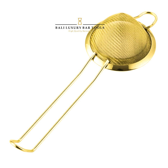 ~~~~~] Elegant Conical Fine Strainer Gold