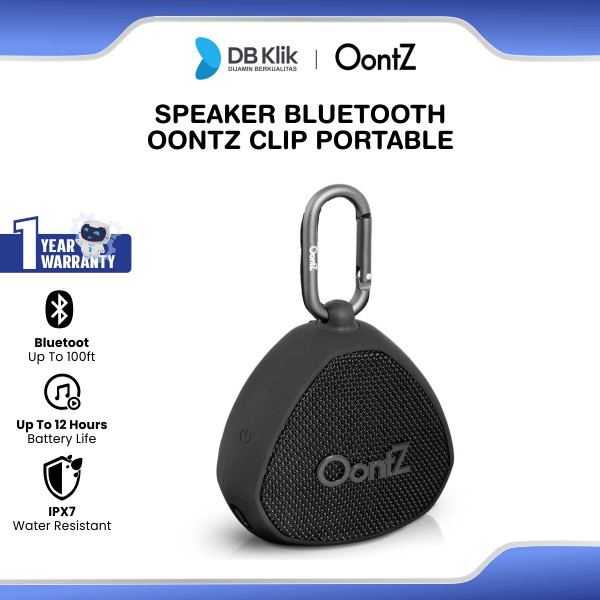 Oontz Speaker Bluetooth Clip Portable Ipx7 Waterproof