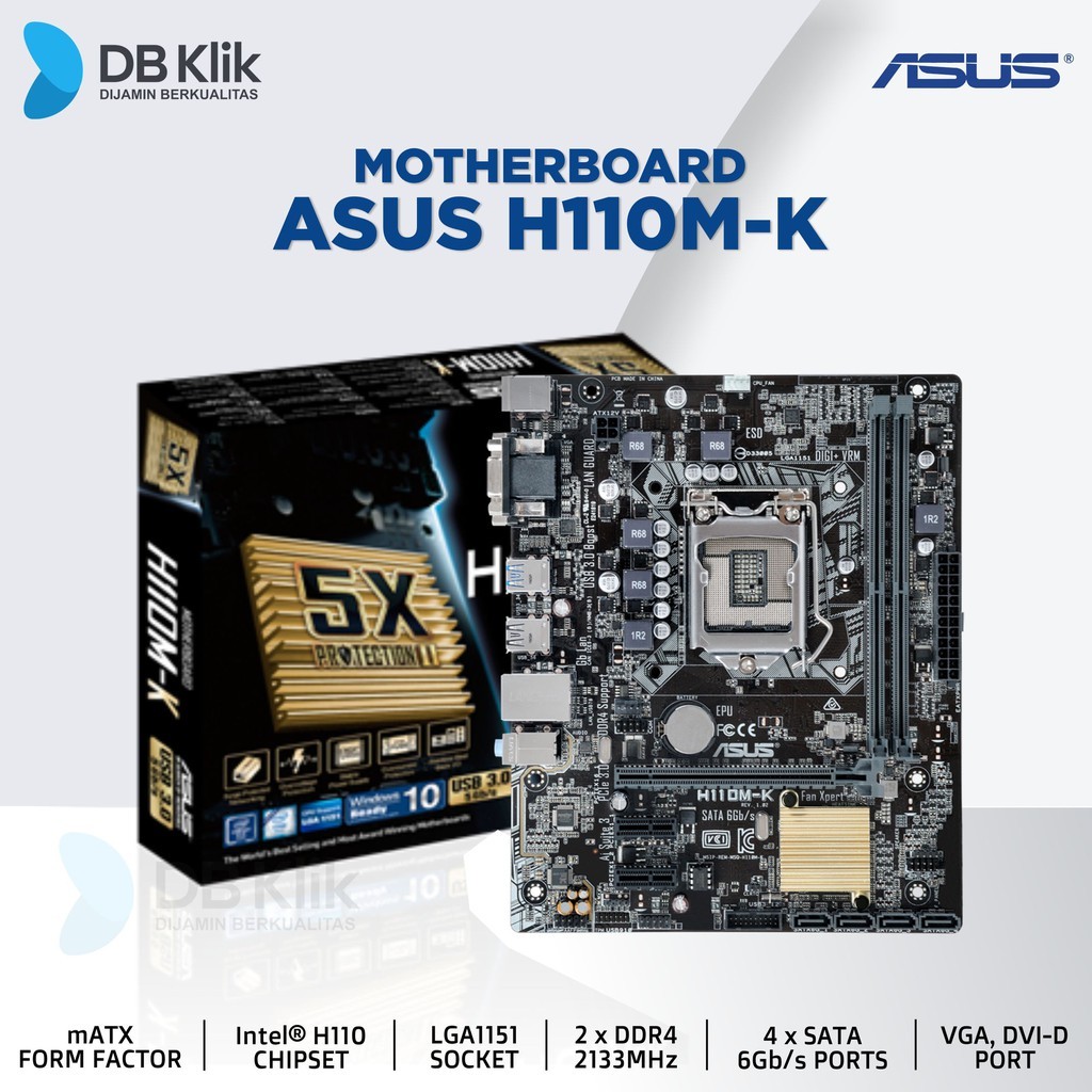 Asus Motherboard H110M-K