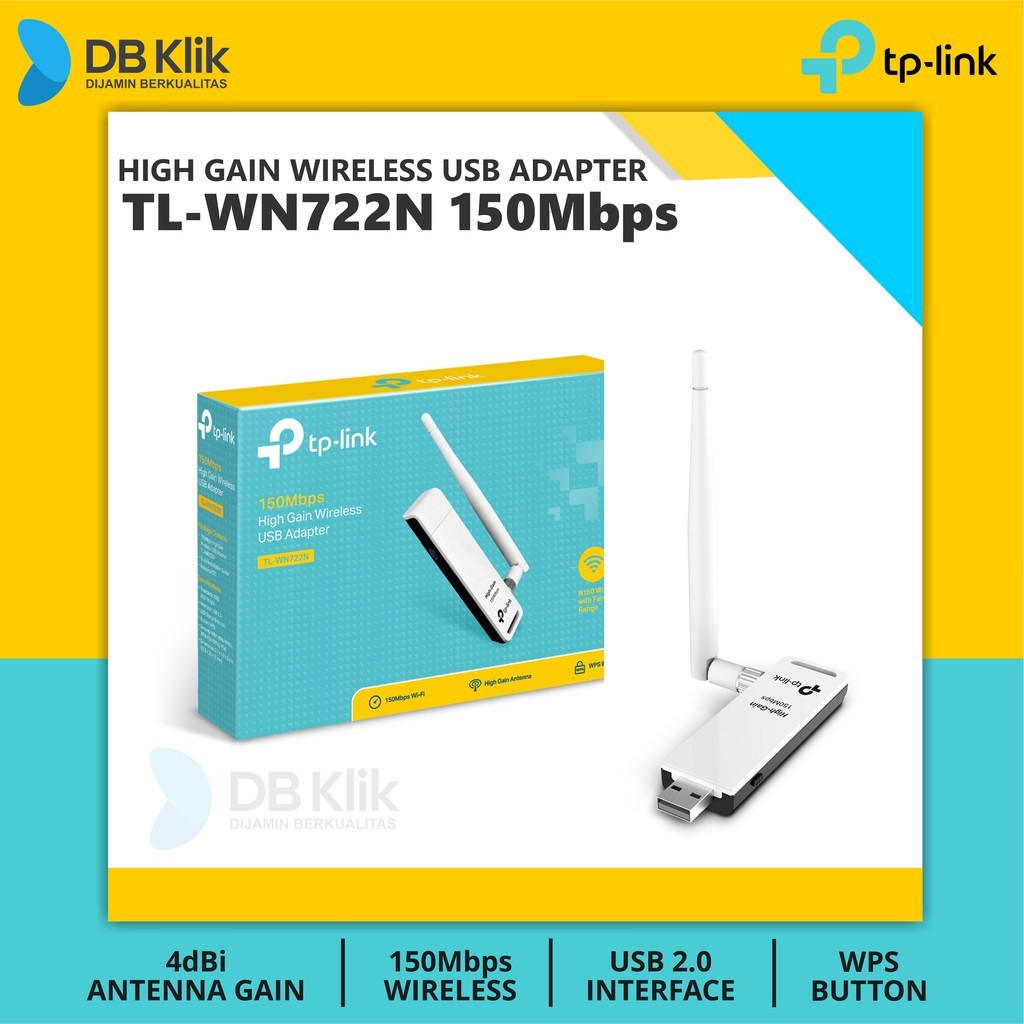 Tp-Link Wireless Usb Adapter Tl-Wn722N 150Mbps