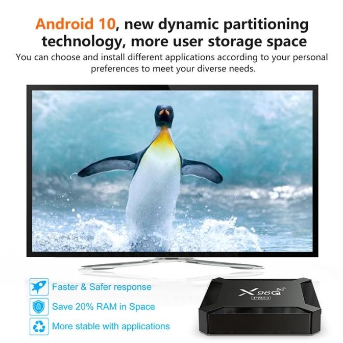 TERMURAH STB Android TV Box X96Q PRO 4K Ultra HD TV Box Android 10 [terbaik]