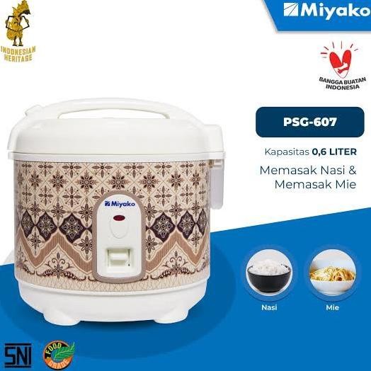 #####] MAGIC COM MIYAKO PSG607 / PSG 607 RICE COOKER NASI KECIL 0.6 LITER