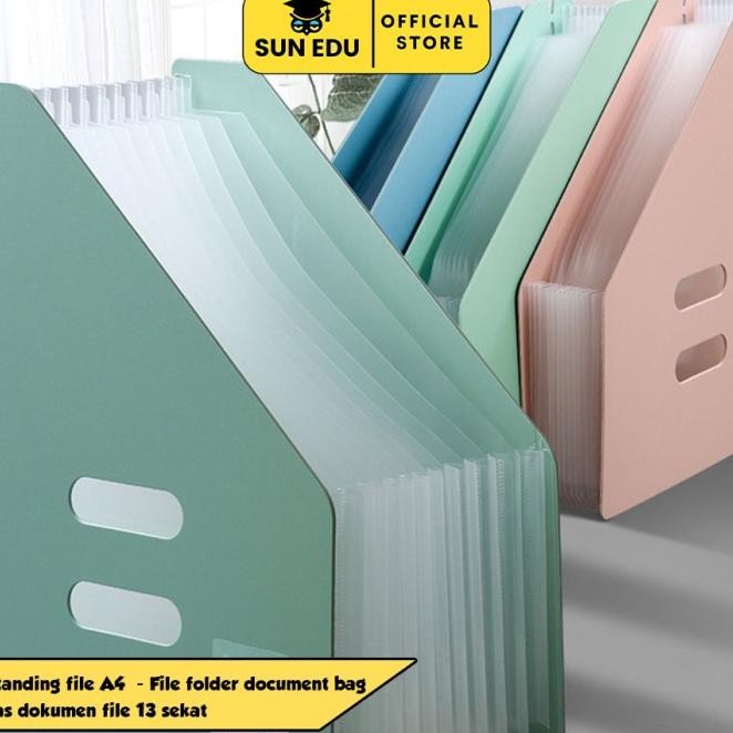

TERBARU STANDING FILE A4/ FILE FOLDER DOCUMENT BAG/ TAS DOKUMEN FILE 13 SEKAT
