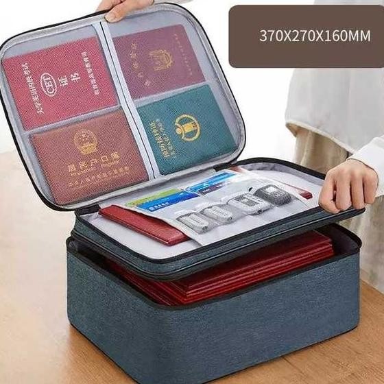 

(BCH) TAS TRAVEL TAS TEMPAT PENYIMPANAN DOKUMEN FILE TRAVEL BAG STORAGE BOX