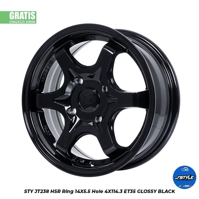 Velg untuk mobil kijang lgx evalia xenia avanza dll HSR STY Ring 14