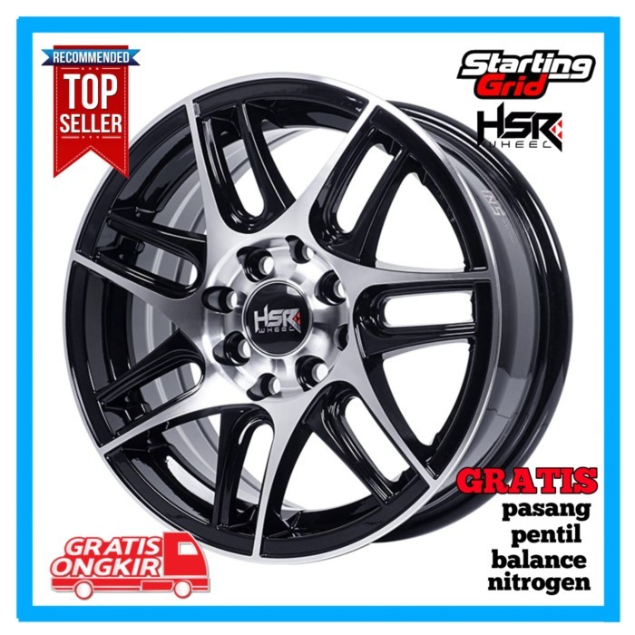 Velg mobil ring 14 untuk Ignis, Ayla, Sigra, Yaris dll hsr wurzbrug cs