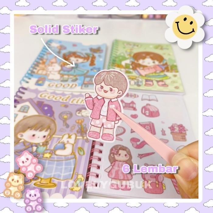 

Buku Stiker 3 In 1 Stiker Pet Stiker Kertas Album Stiker [G]