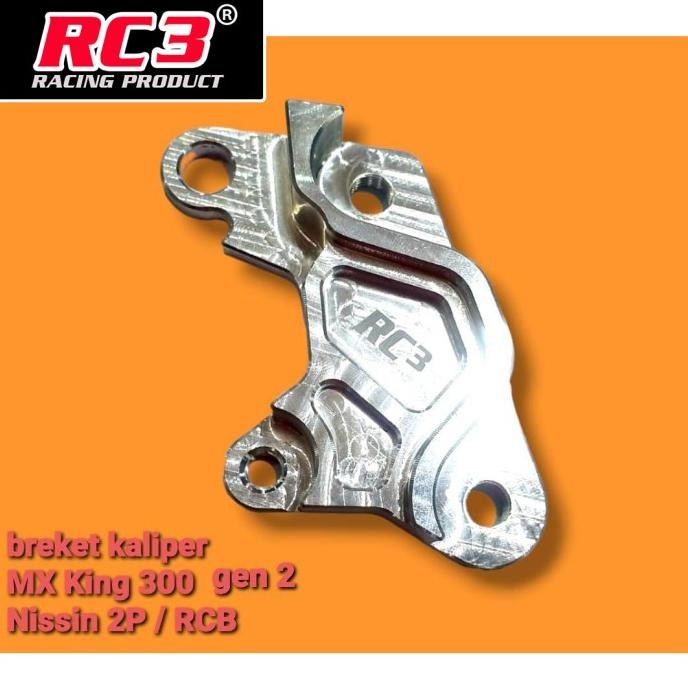 Breket Bracket Kaliper Depan RC3 MX King MXKing 3 mm 2P Nissin RCB S